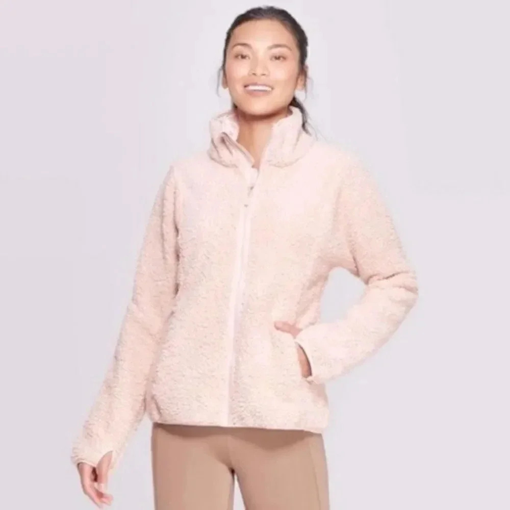 Champion Zip-Up Sherpa Jacket Size XS